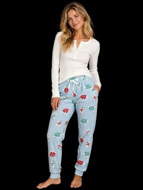 Sonoma Goods For Life ribbed sleep pants-Med